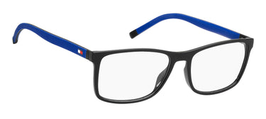 Premium Men Tommy Hilfiger Eyeglasses: TH 1785 - Matte Black Blue(2) - SpecSMART Eye Clinic (Diagonal View)